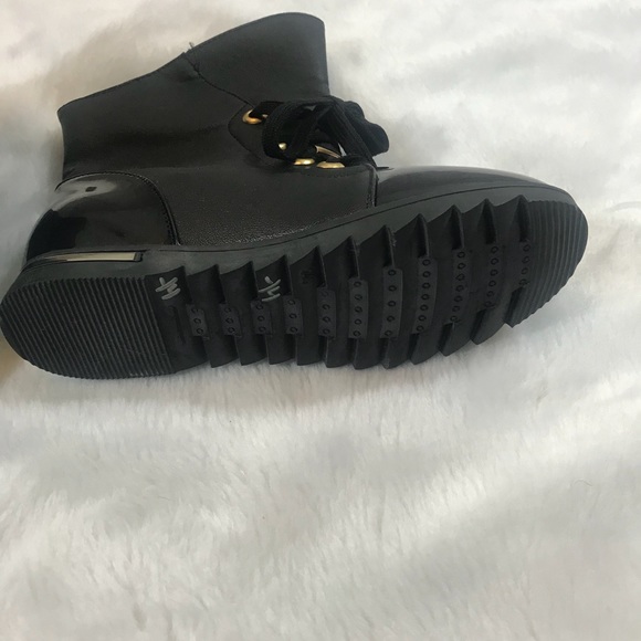 Shoes Gold Accented Black Boots Poshmark